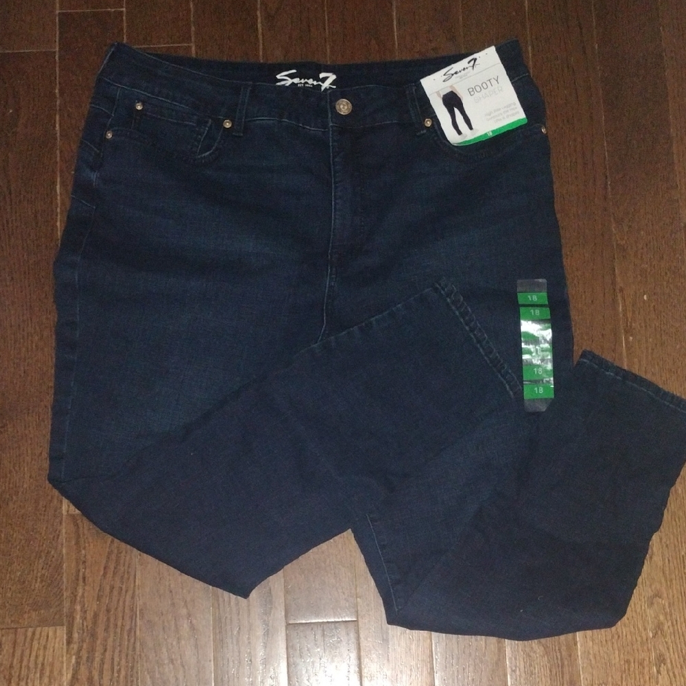 NWT Seven7 Midnight Blue Denim Pants